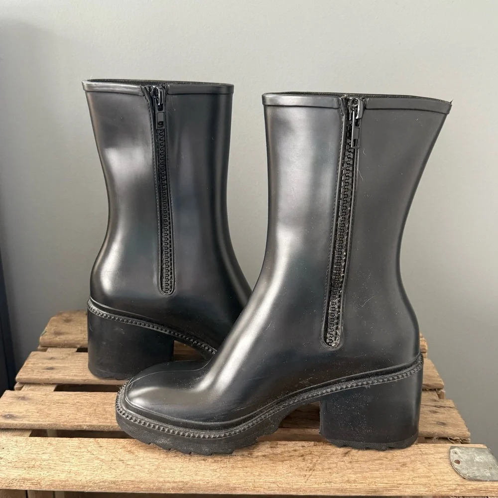 Inc‎ International Concepts Women Everett Rain Boots Size 8 A29